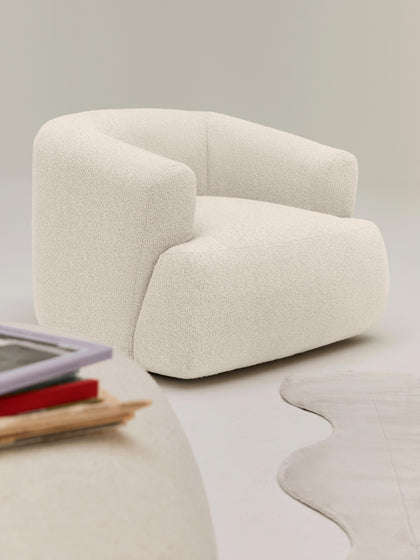 Westwing Sillón En Tejido Bouclé Sofia