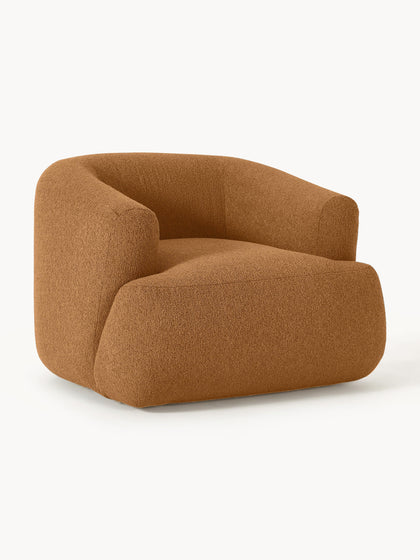 Westwing Sillón en tejido bouclé Sofia