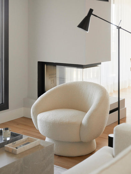 Westwing Sillón En Tejido Bouclé Ted