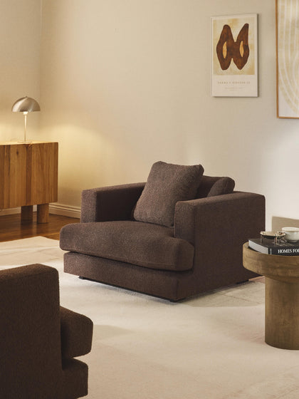 Westwing Sillón En Tejido Bouclé Tribeca