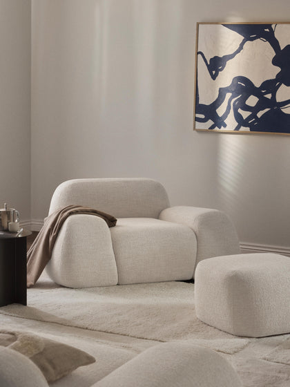 Westwing Sillón En Tejido Bouclé Wolke