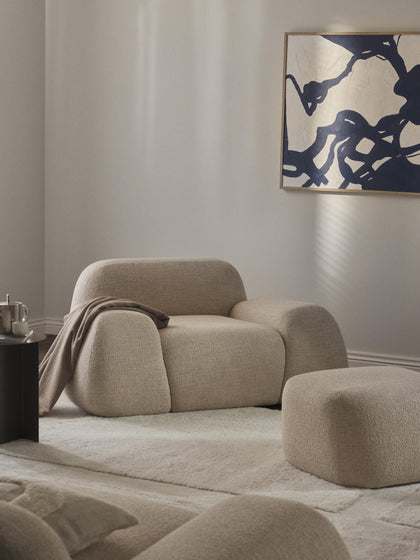 Westwing Sillón En Tejido Bouclé Wolke