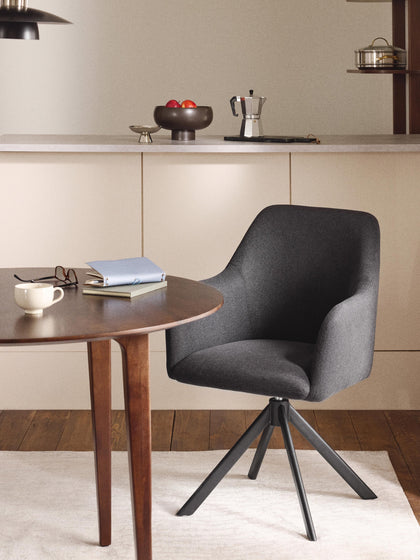 Westwing Sillón Giratorio Con Reposabrazos Isla