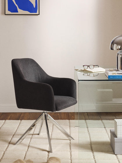 Westwing Sillón Giratorio Con Reposabrazos Isla