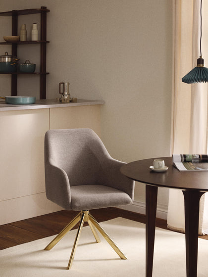 Westwing Sillón Giratorio Con Reposabrazos Isla