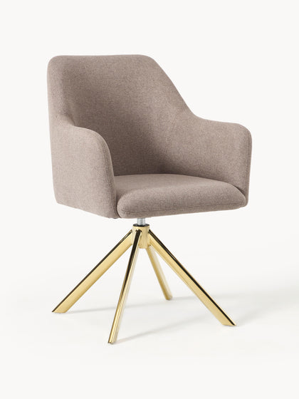 Westwing Sillón giratorio con reposabrazos Isla