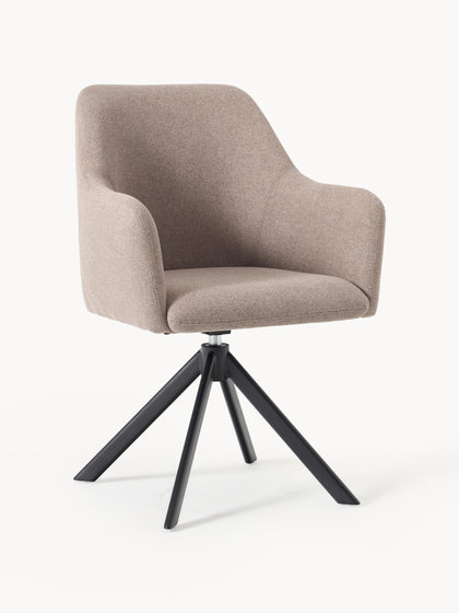 Westwing Sillón giratorio con reposabrazos Isla