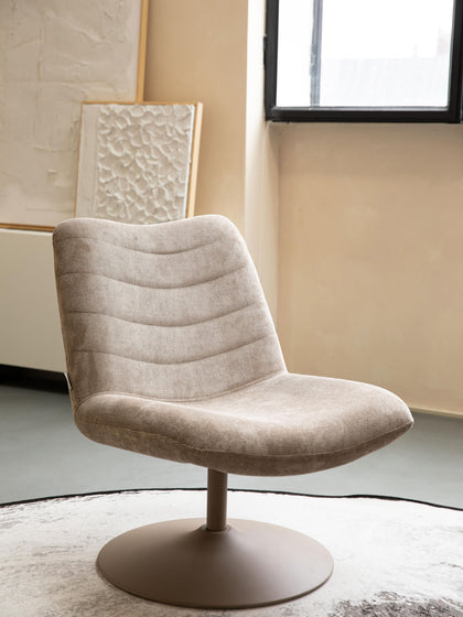 Westwing Sillón Giratorio De Pana Bubba