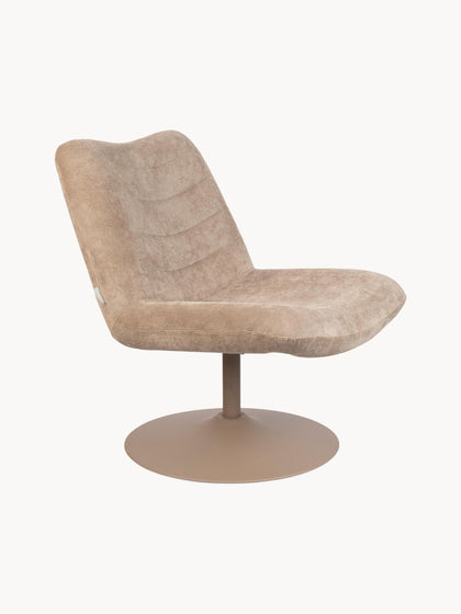 Westwing Sillón giratorio de pana Bubba