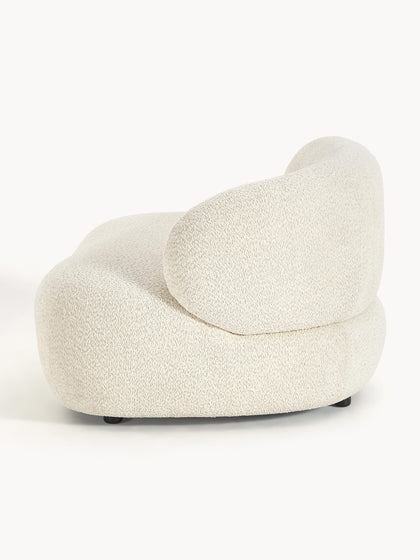 Westwing Sillón Lounge De Borreguillo Bouclé Alba