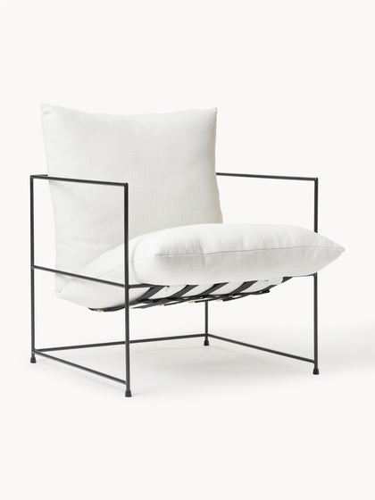 Westwing Sillón tapizado Wayne