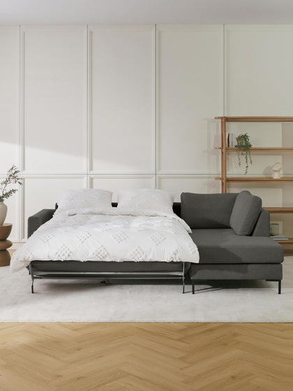 Westwing Sofá Cama Con Colchón Luna (3 Plazas)