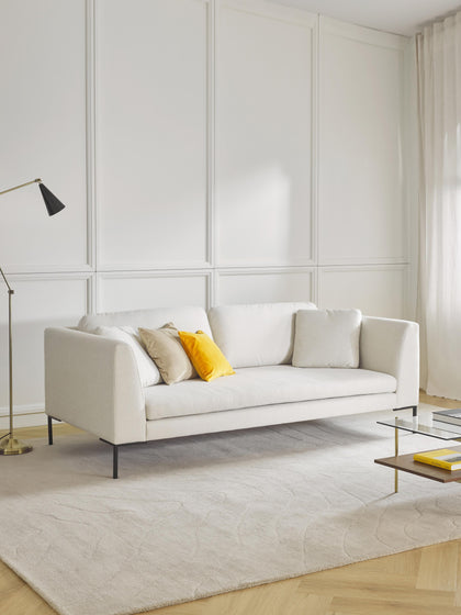 Westwing Sofá Con Patas De Metal Emma (3 plazas)