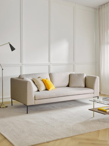 Westwing Sofá Con Patas De Metal Emma (3 plazas)