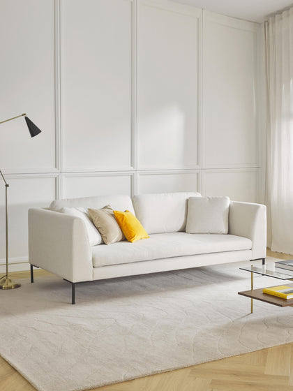 Westwing Sofá Con Patas De Metal Emma (3 plazas)