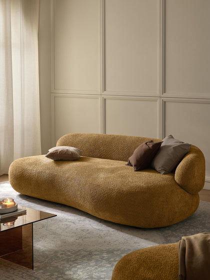 Westwing Sofá De Borreguillo Bouclé Alba (3 Plazas)