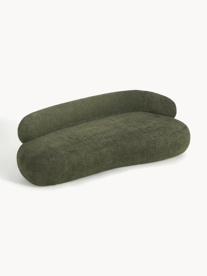 Westwing Sofá De Borreguillo Bouclé Alba (3 Plazas)