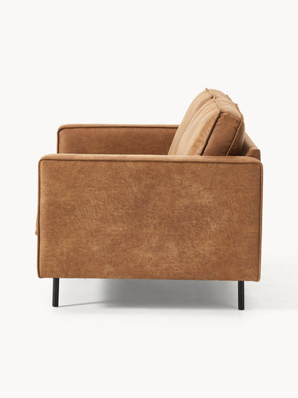 Westwing Sofá De Cuero Reciclado Hunter (2 plazas)