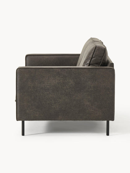 Westwing Sofá De Cuero Reciclado Hunter (2 plazas)