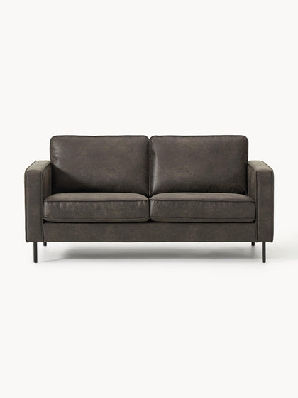 Westwing Sofá de cuero reciclado Hunter (2 plazas)