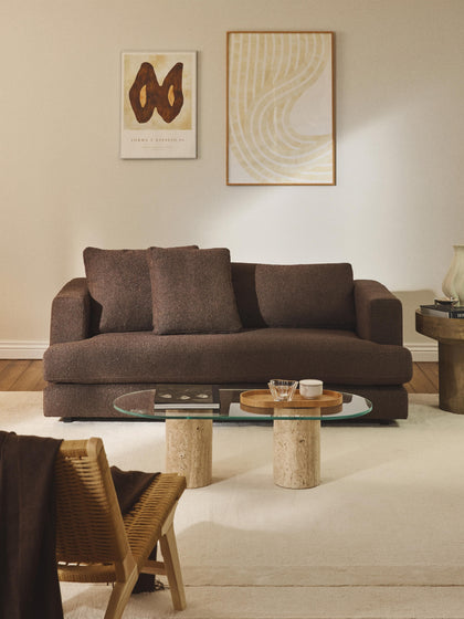 Westwing Sofá En Tejido Bouclé Tribeca (2 Plazas)