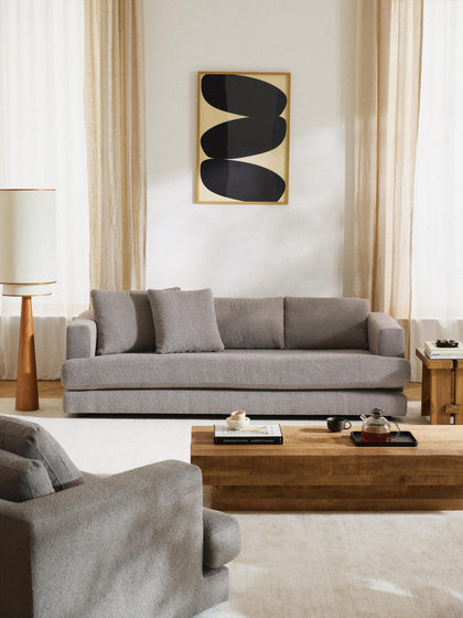 Westwing Sofá En Tejido Bouclé Tribeca (3 Plazas)