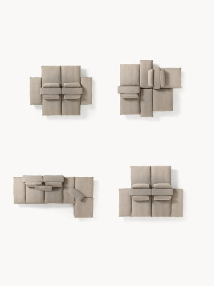 Westwing Sofá Lounge Modular Con Reposapiés Felix