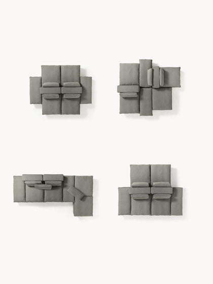 Westwing Sofá Lounge Modular Con Reposapiés Felix