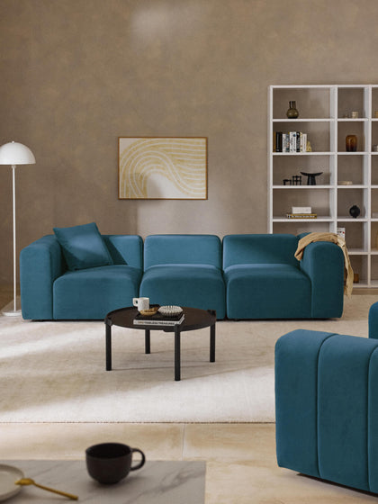 Westwing Sofá Modular De Terciopelo Lena (4 Plazas)