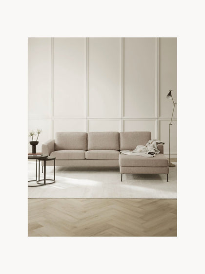 Westwing Sofá Rinconera Cucita (3 plazas)