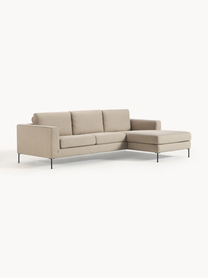 Westwing Sofá Rinconera Cucita (3 plazas)