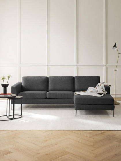 Westwing Sofá Rinconera Cucita (3 plazas)