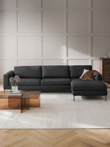 Westwing Sofá Rinconera Cucita (4 plazas)