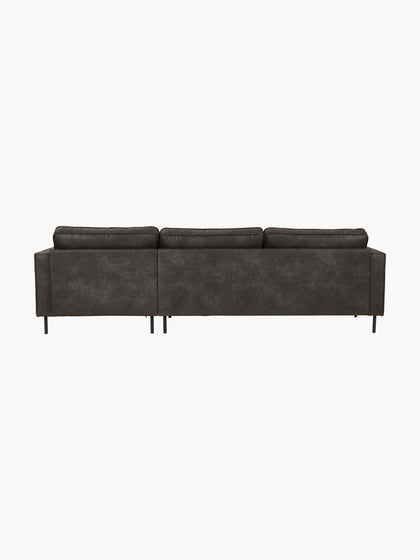 Westwing Sofá Rinconera De Cuero Reciclado Hunter