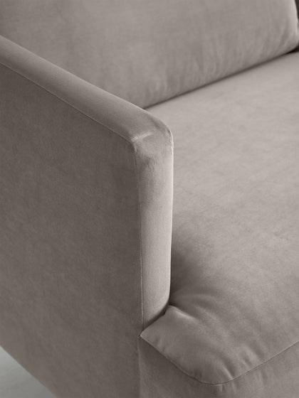 Westwing Sofá Rinconera De Terciopelo Fluente