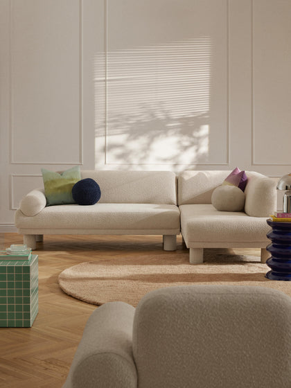 Westwing Sofá Rinconera En Bouclé Lilo