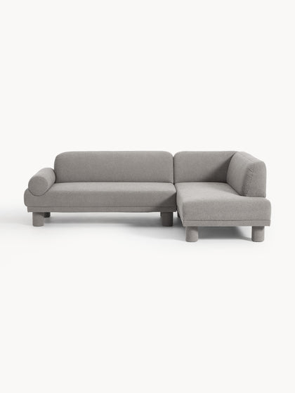 Westwing Sofá rinconera en tejido bouclé Lilo