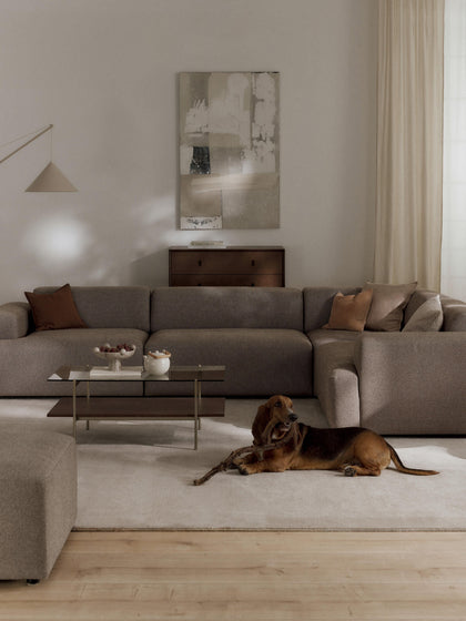 Westwing Sofá Rinconera Grande Melva (4 plazas)