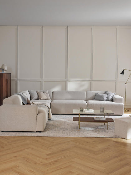 Westwing Sofá Rinconera Longue Grande Melva