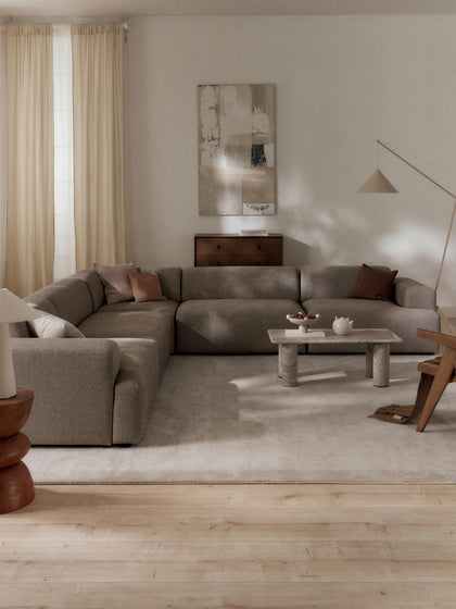 Westwing Sofá Rinconera Longue Grande Melva