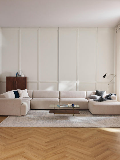 Westwing Sofá Rinconera Longue Grande Melva