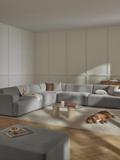 Westwing Sofá Rinconera Longue Grande Melva