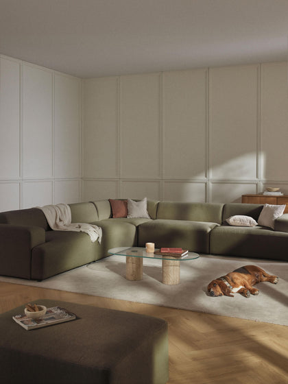 Westwing Sofá Rinconera Longue Grande Melva