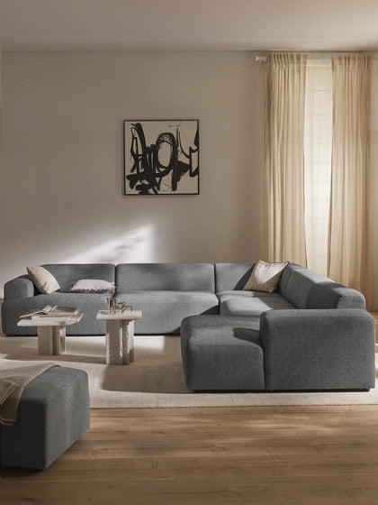 Westwing Sofá Rinconera Longue Melva