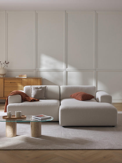 Westwing Sofá Rinconera Melva (3 plazas)