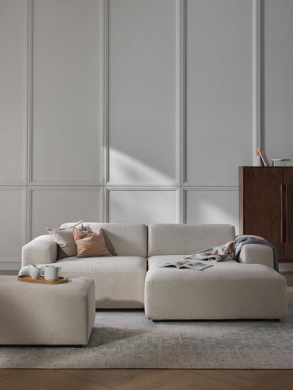 Westwing Sofá Rinconera Melva (3 plazas)