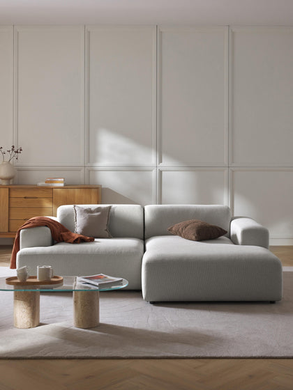 Westwing Sofá Rinconera Melva (3 plazas)