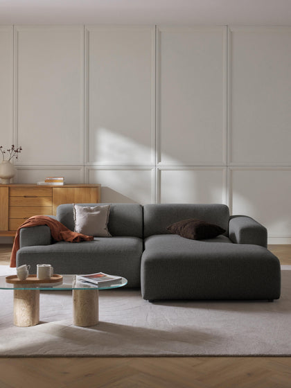 Westwing Sofá Rinconera Melva (3 plazas)