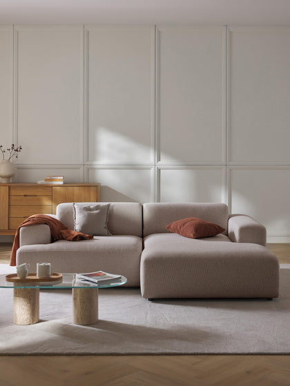 Westwing Sofá Rinconera Melva (3 plazas)