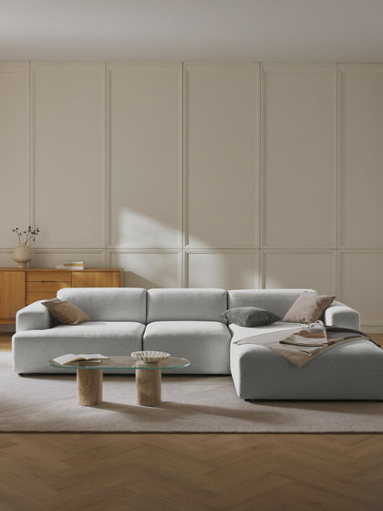 Westwing Sofá Rinconera Melva (4 plazas)